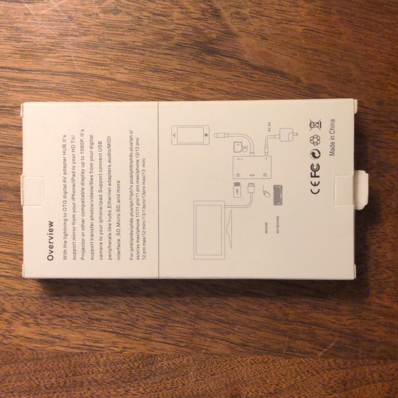 Lightning Adapter Hub - HDMI, 2 USB, SD, microSD - Picture 6 of 6